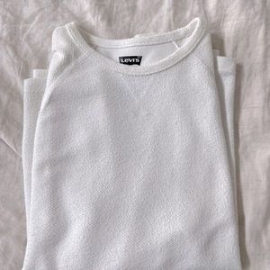 White Levi’s Sweater